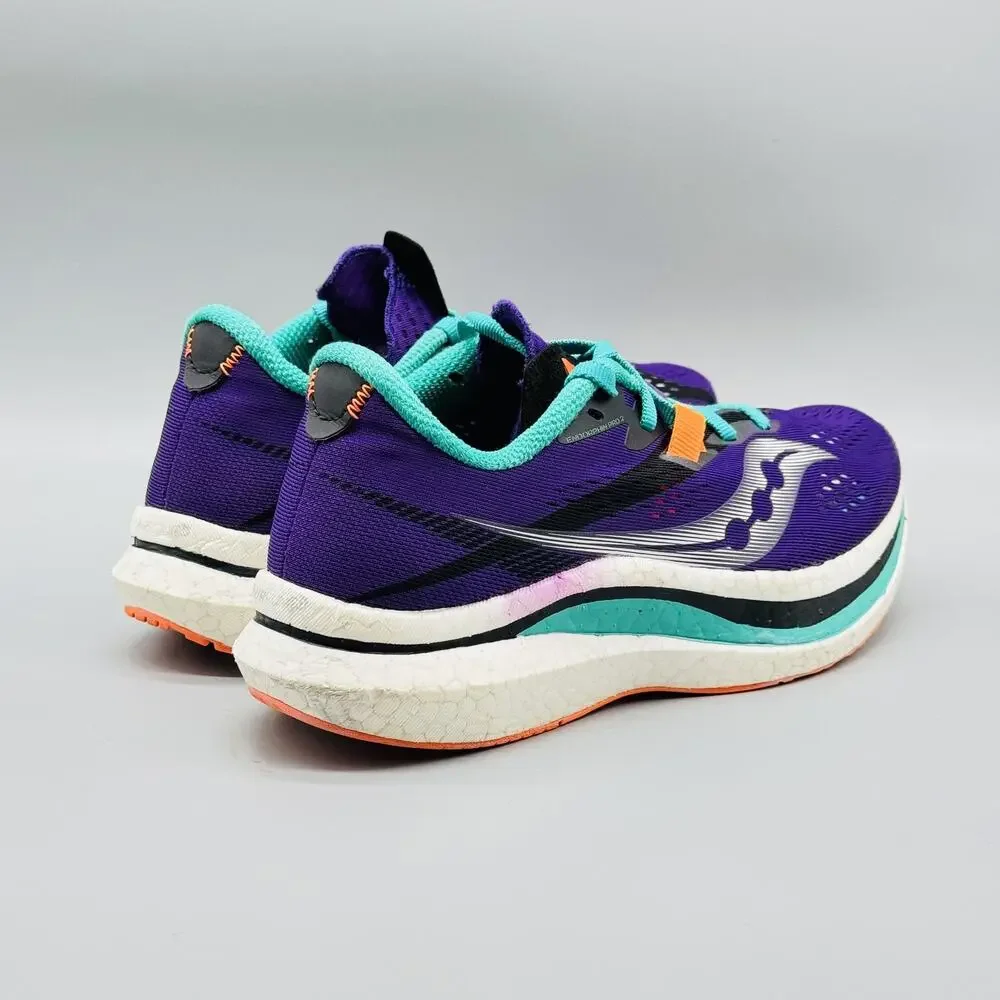 Saucony Endorphin Pro 2 Shoes Womens 5 Purple Running Racing Trainers Sneakers